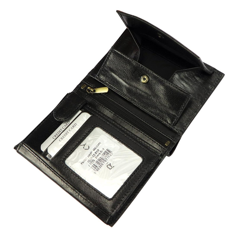 Skórzany męski portfel Rovicky 1537-03-BOR RFID