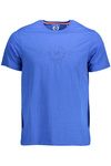 T-SHIRT MĘSKI Z KRÓTKIM RĘKAWEM GIAN MARCO VENTURI NIEBIESKI