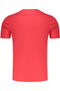 Wiśniowy T-shirt męski Baci & Abbracci BAM3381