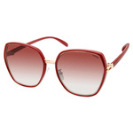 Okulary GUESS GF0407-5966F. Okulary przeciwsłoneczne, Kolor czerwony. Kobieta.