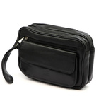 Nordee męska saszetka skóra naturalna torba do ręki z kieszeniami