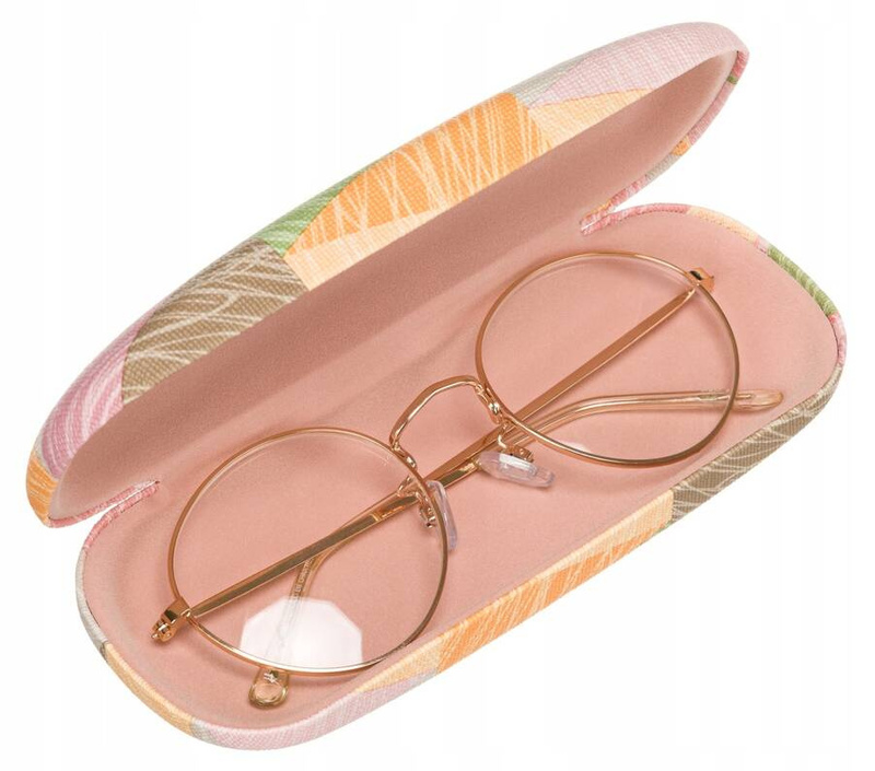 Etui na okulary z geometrycznym wzorem 4U Cavaldi