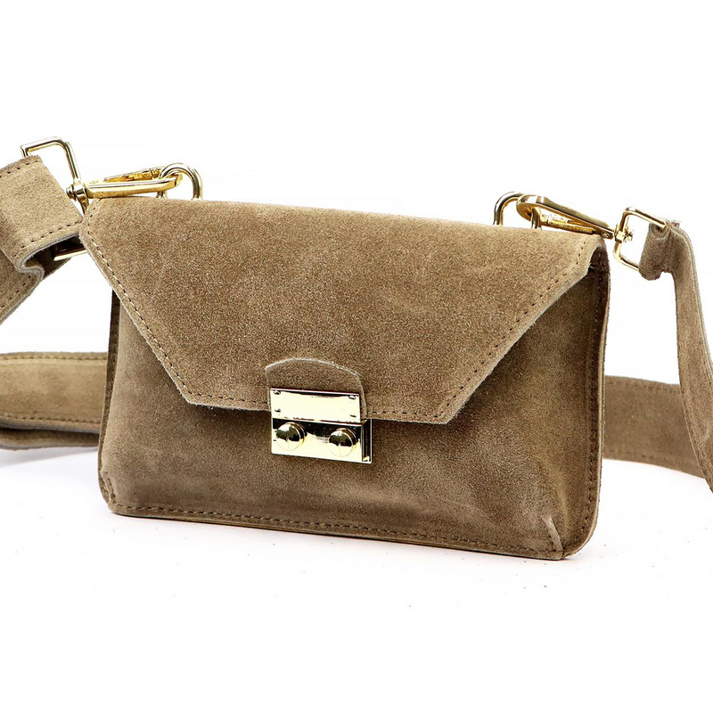 skóra zamsz Damski torebki skórzane Luka 24-077