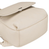 Miejski plecak damski ze skóry ekologicznej w jasnobeżowym kolorze - Rovicky
