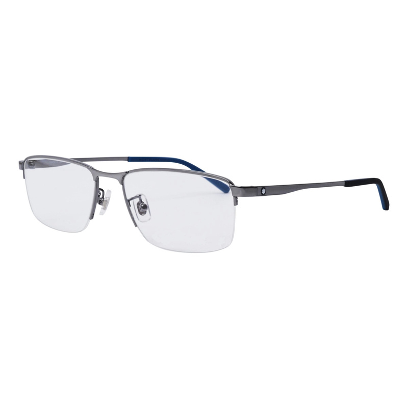 Okulary MONTBLANC MB0107O-003. Okulary korekcyjne, Kolor szary. Mężczyzna.