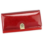 Gregorio damski podłużny klasyczny portfel duża portmonetka elementy skóry