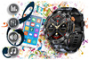 SMARTWATCH MĘSKI GRAVITY GT20-5 - AMOLED, DODATKOWY PASEK (sg024e)