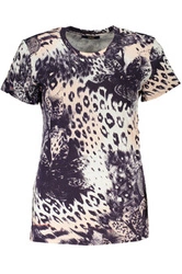 T-SHIRT DAMSKI Z KRÓTKIM RĘKAWEM KLASY CAVALLI CZARNA
