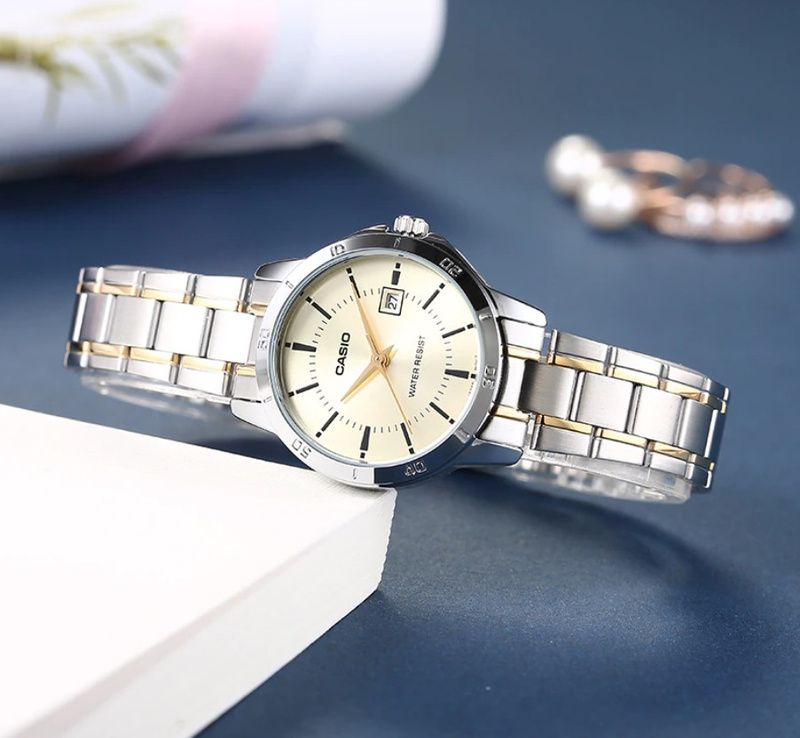 ZEGAREK DAMSKI CASIO LTP-V004SG-9A (zd568f) + BOX