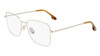 Okulary VICTORIA BECKHAM VB21185415714. EYEGLASSES, Kolor złoty. Kobieta.