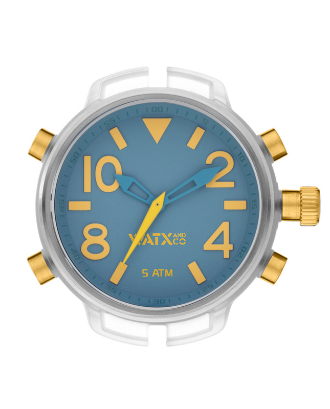Zegarek WATXANDCO RWA3748. Pudełko, Kolor niebieski. Unisex.