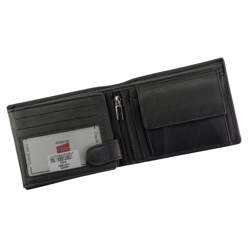 Skórzany męski portfel Nordee HARE N992