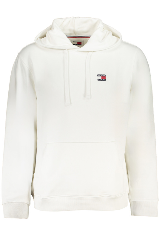 BIAŁA BLUZA MĘSKA TOMMY HILFIGER BEZ ZAMKA