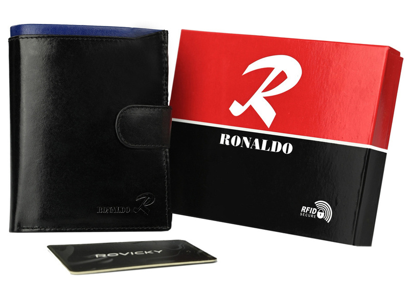 Portfel skórzany rozbudowany z RFID od Ronaldo