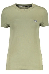 GUESS JEANS T-SHIRT Z KRÓTKIM RĘKAWEM DAMSKI ZIELONY