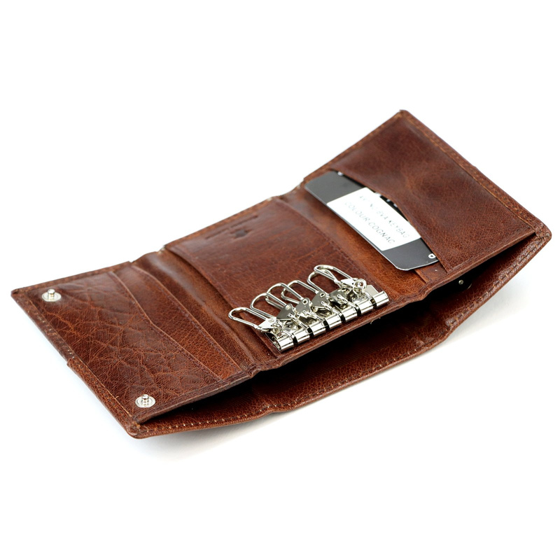 męskie etui ze skóry naturalnej Money Kepper NO-BVA KEYBAG