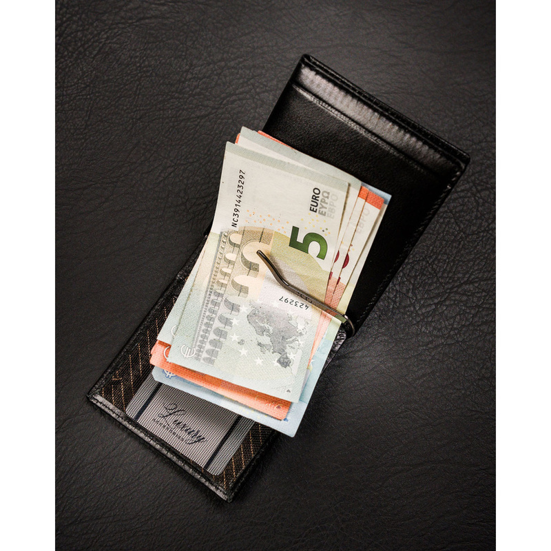 Banknotówka męska skórzana etui na karty Rovicky