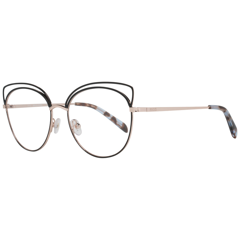 Okulary PUCCI EP5123-54005. EYEGLASSES, Kolor czarny. Kobieta.