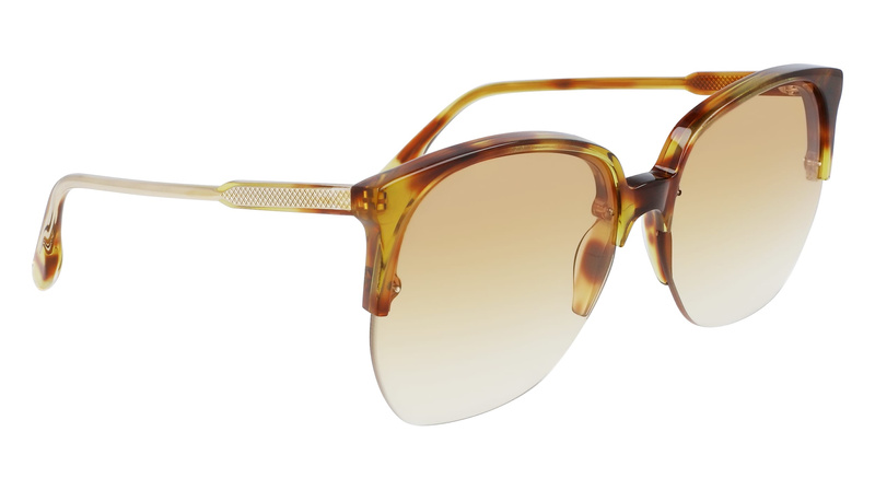 Okulary VICTORIA BECKHAM VB617S-222. Okulary przeciwsłoneczne, Kolor brązowy havana. Kobieta.