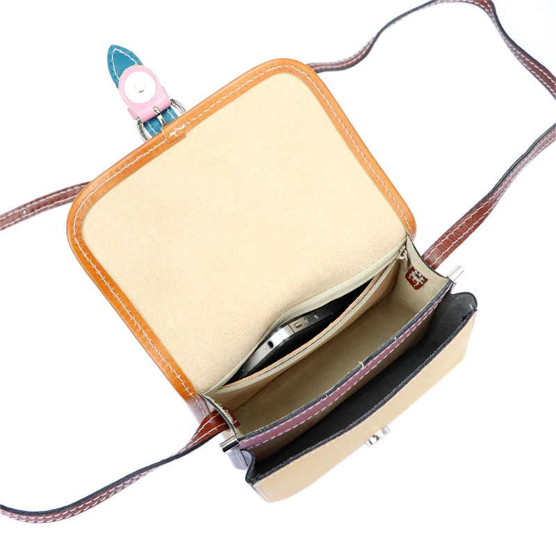 Zgrabna damska listonoszka skórzana od Gregorio