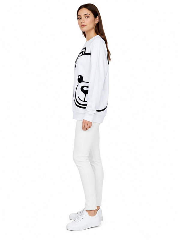 Biała bluza Moschino 1927A171681110001 damska i męska
