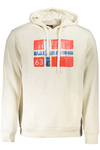 BIAŁA BLUZA MĘSKA BEZ ZAMKA NORWEGIA 1963
