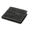 Gian Marco Venturi męski portfel skóra naturalna poziomy składany pojemny
