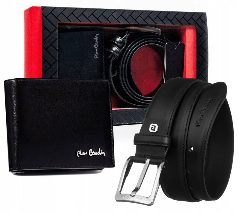 Zestaw portfel i pasek do spodni Pierre Cardin
