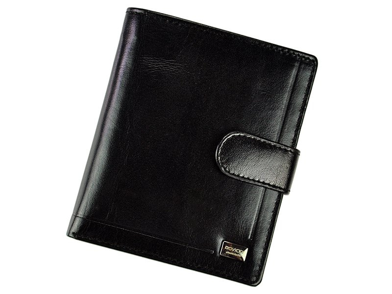 Skórzany męski portfel Rovicky PC-106L-BAR