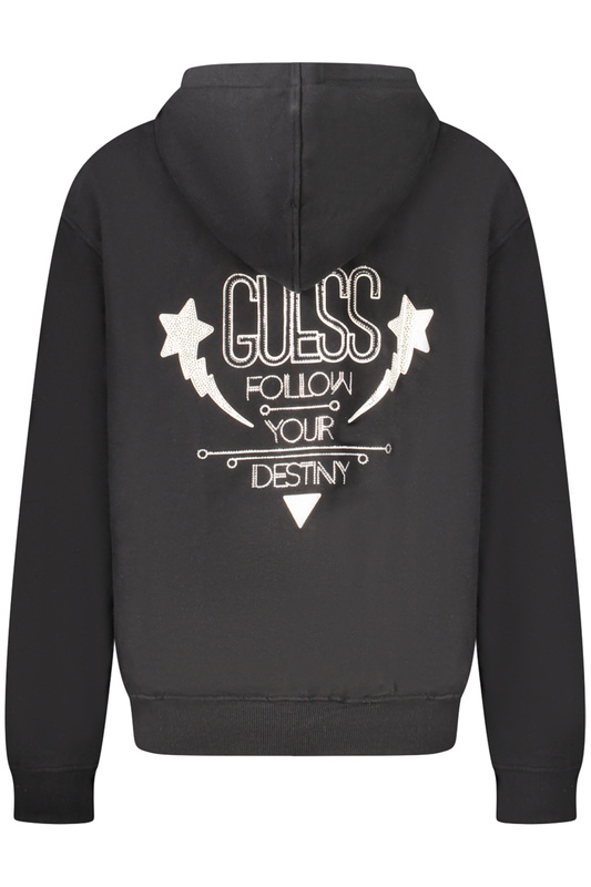 GUESS JEANS BLUZA BEZ ZAMKA DAMSKA CZARNA