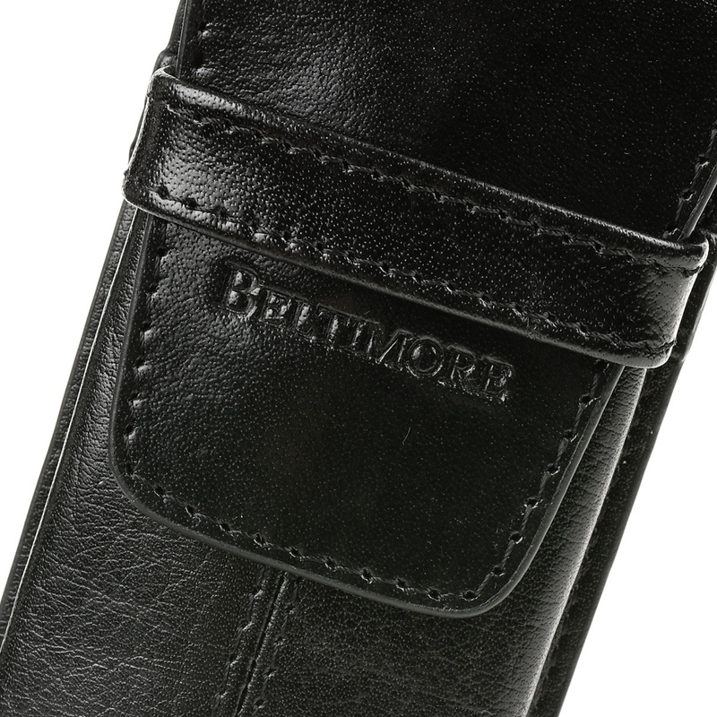 Piórnik Skórzany etui na pióro granatowe Beltimore J03