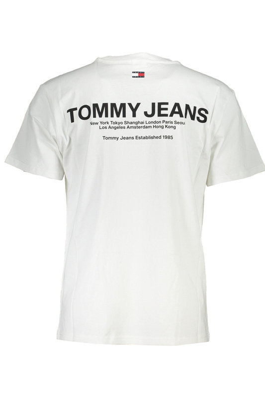 BIAŁY T-SHIRT MĘSKI Z KRÓTKIM RĘKAWEM TOMMY HILFIGER