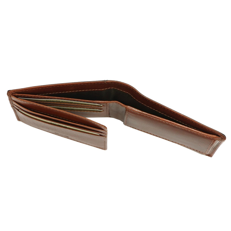 Rozbudowany pojemny męski portfel ze skóry naturalnej EL FORREST RFID