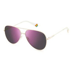 Okulary POLAROID PLD6187SSZJ. Okulary przeciwsłoneczne, Kolor biały. Unisex.