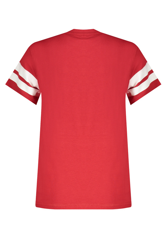 T-SHIRT DLA DZIECI Z KRÓTKIM RĘKAWEM NORTH SAILS CZERWONY