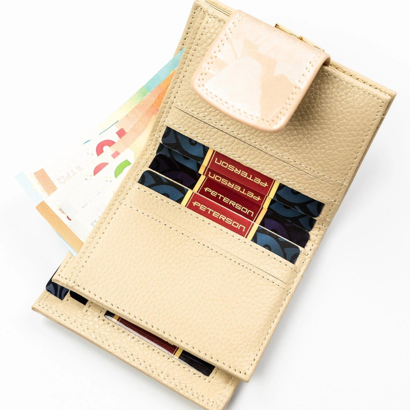 Skórzany damski portfel Peterson PTN PS329-MLF