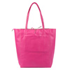 Skórzana damska shopperbag z kieszenią od MiaMore