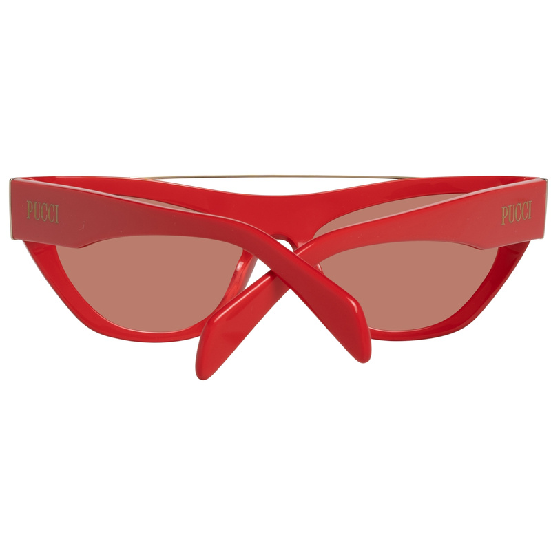 Okulary EMILIO PUCCI EP0111-5566Y. Okulary przeciwsłoneczne, Kolor czerwony. Kobieta.