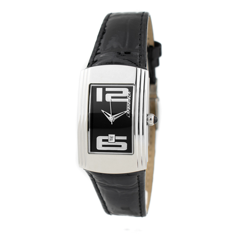 Zegarek CHRONOTECH CT7017L-04. Kwarcowy, Kolor czarny. Kobieta.
