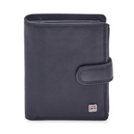 Zamykany pionowy Skórzany męski portfel Nordee