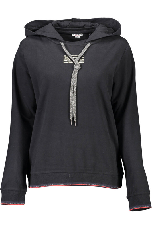 BLUZA US POLO BEZ ZAMKA DAMSKA CZARNA