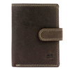 Skórzany rozbudowany stylowy męski portfel Nordee