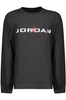KOSZULKA JORDAN Z D�UGIM R�KAWEM DLA DZIECI, CZARNA