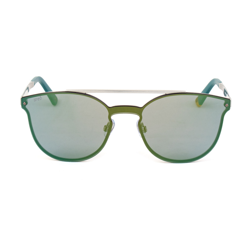 Okulary WEB EYEWEAR WE0190-09Q. Okulary przeciwsłoneczne, Kolor srebrny. Unisex.
