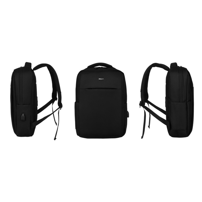 Minimalistyczny plecak podróżny z portem USB - Peterson