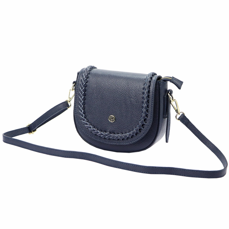 Gregorio damska listonoszka skóra naturalna torebka z klapą na mages