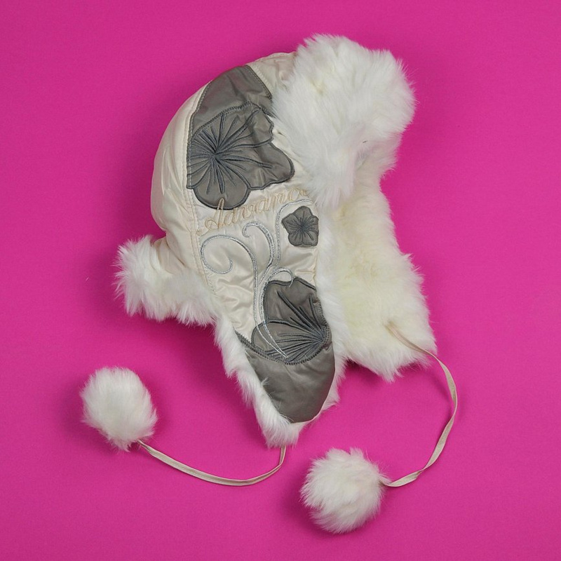 Uszanka Zimowe Kwiaty