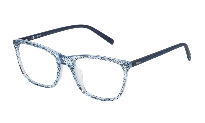 Okulary STING VST021520AT5. Okulary, Kolor niebieski. Unisex.