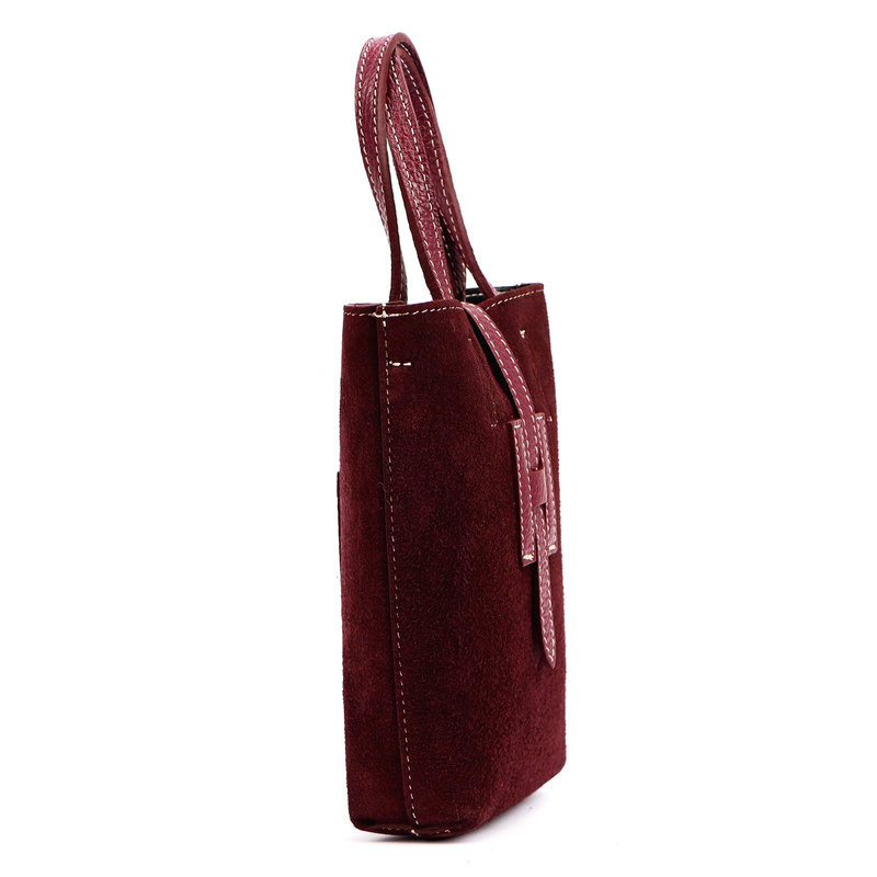 Luka damska skórzana listonoszka torebka do ręki Mała zgrabna i stylowa