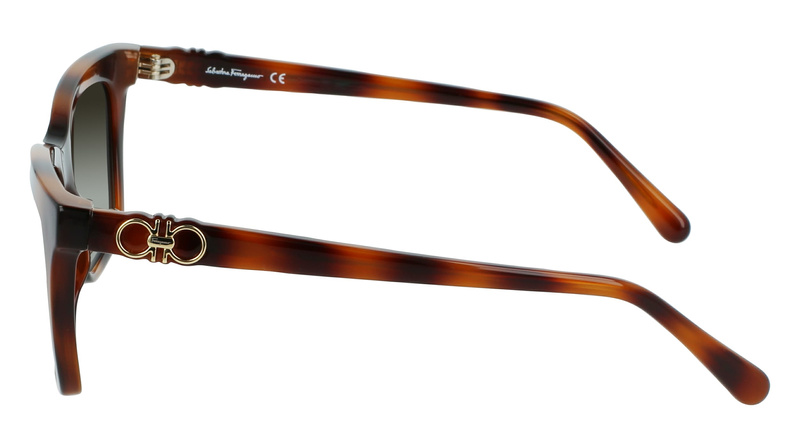 Okulary FERRAGAMO SF1027S-214. Okulary przeciwsłoneczne, Kolor brązowy. Kobieta.